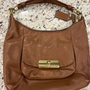 Brown leather Coach Bag